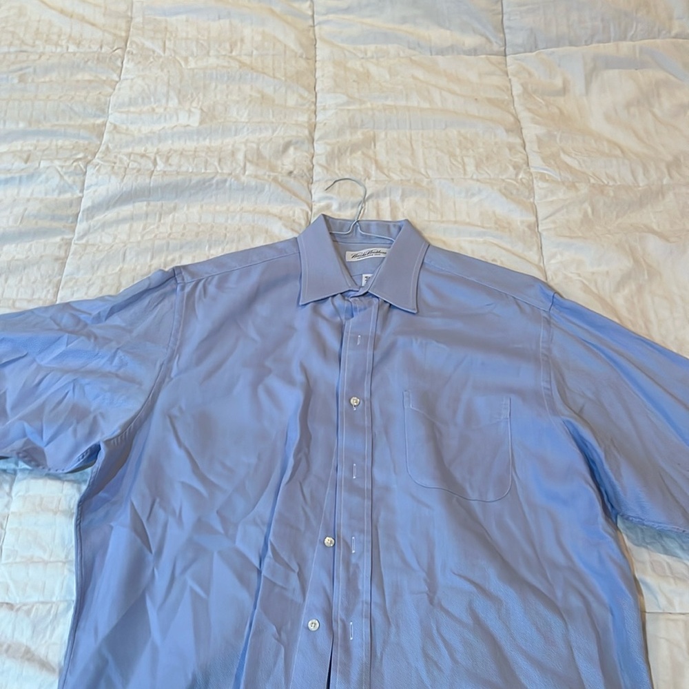 Long sleeve button up Brooks brothers blue top